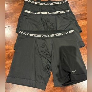 NWOT Nike Men's Black Dri-FIT Boxer Briefs - 3PM in Medium